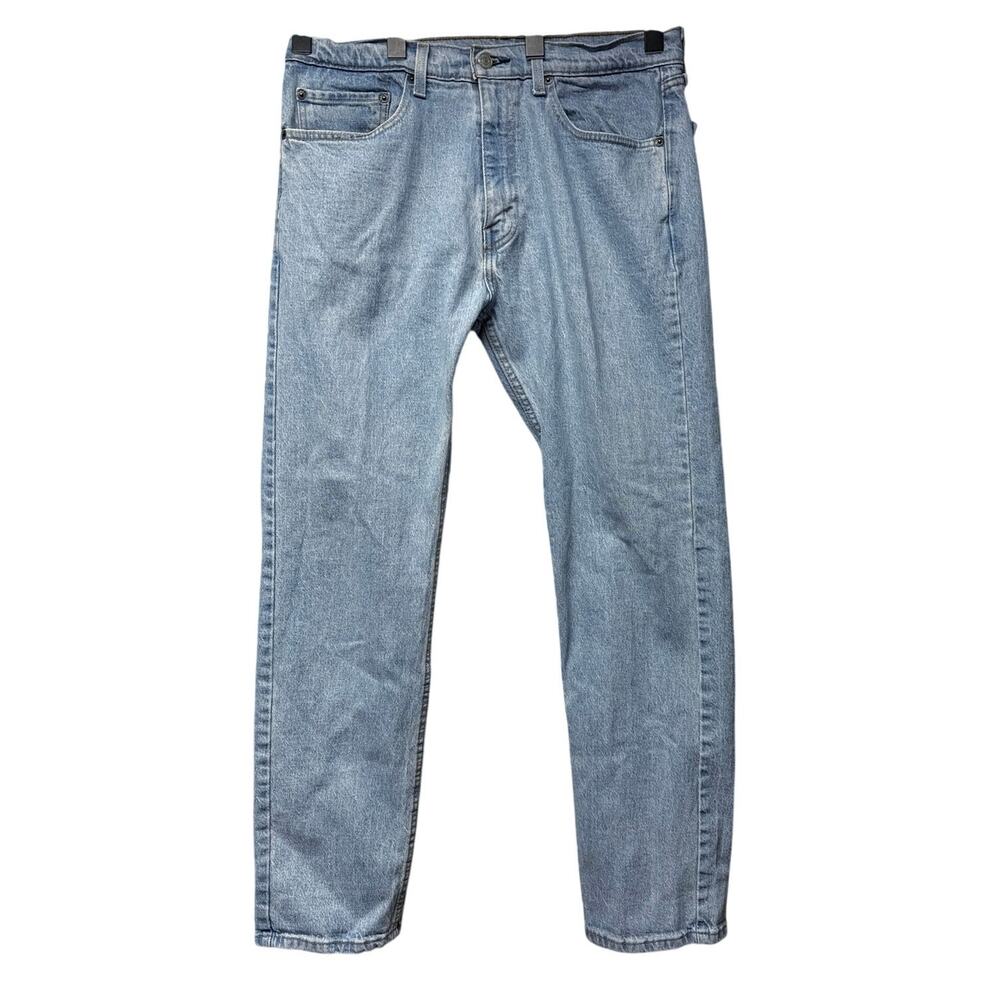 Levi’s Men’s 505 Light Wash Denim Jeans Size 34 x 32 Straight Leg Regular Fit